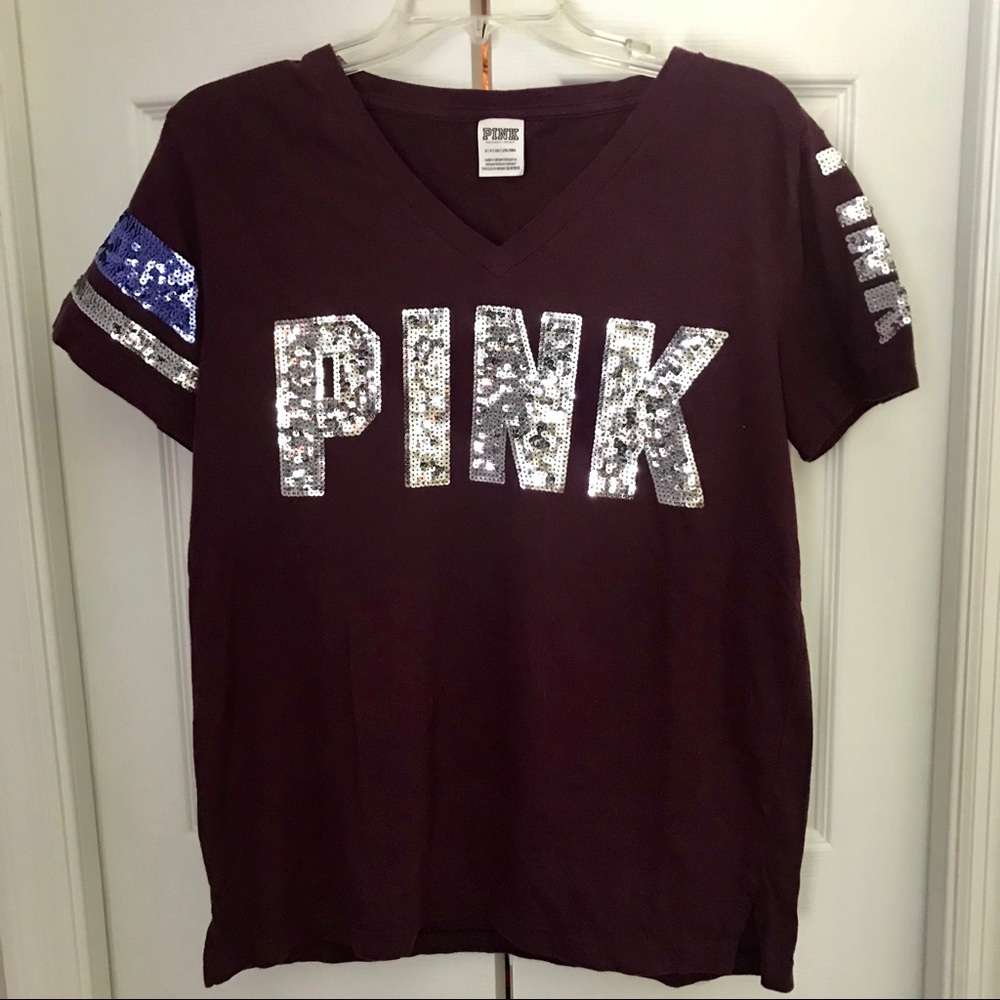 PINK Sequin Tee ✨
